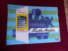 prospectus catalogue :  SIMCA  vedette - V8  RUSH-MATIC