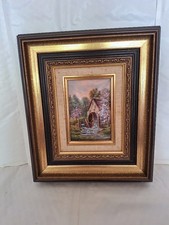 TABLEAU EN EMAUX DE LIMOGES - PAYSAGE - PAR  JEAN BETOURNE  -