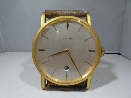Vintage bucherer clock the - vintage, in