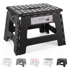 Tabouret Pliant Noir 22cm