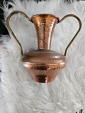 jarre cuivre et laiton avec