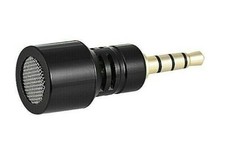 Mini microphone à clip de cravate revers pour iPhone iPad iPod enregistrement vidéo 3,5 mm 