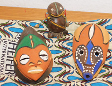 3 statue MASQUE tribal
