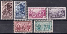 Colonies françaises ALGERIE 1954 SEISME D'ORLEANSVILLE YT 319/324 N* MLH - AL37