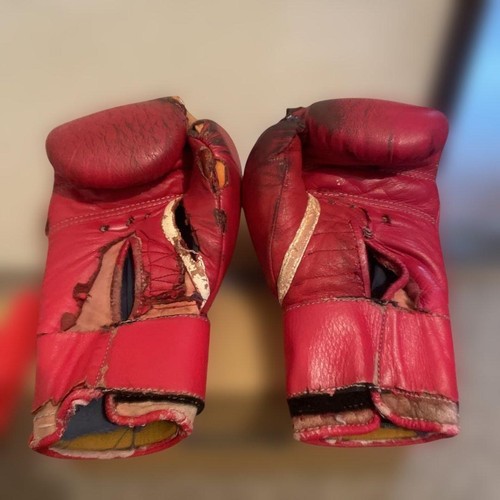 Gants boxe gagnants rouges - de,