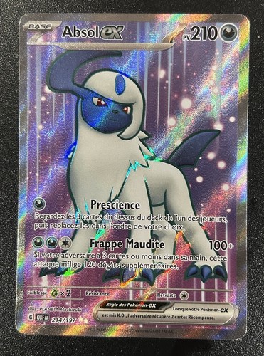 Carte pokémon absol - carte,