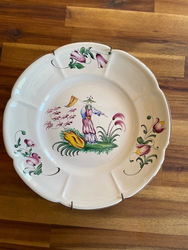 Assiette faience strasbourg - assiette,