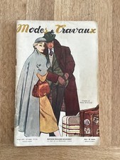 MODES ET TRAVAUX FÉVRIER 1952  POUPÉE FRANÇOISE + PATRON Couv ROCHAS