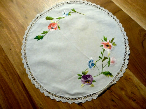 Linge ancien napperon - 1, coton