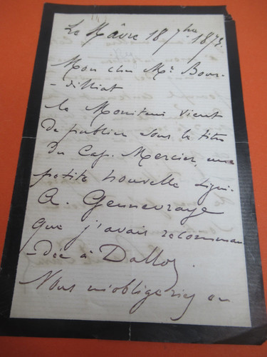 Raoul duval autographe - raoul-duval,