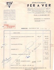 1960 MENUISERIE ET HUISSERIE