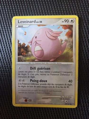 Carte pokémon leveinard - pokémon,