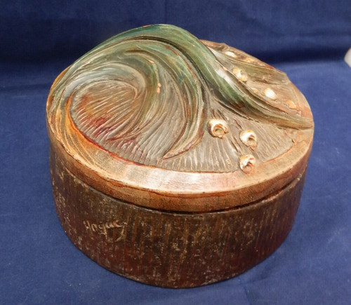 Terre cuite bonbonniere decor - terre,
