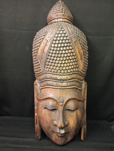 Grand masque bouddha - grand,