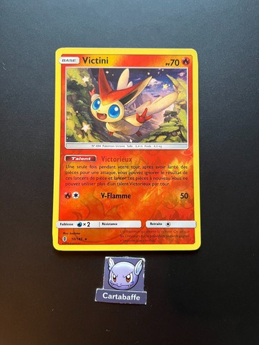 Carte pokémon victini 145 - carte,