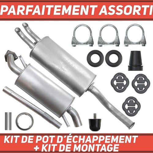 Kit pot échappement - pot, d’échappement