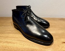 CHAUSSURES CROCKETT & JONES   MODÈLE CHUKKA TRESCO CUIR NOIR  8/42