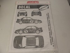 1:24 decals Subaru Impreza