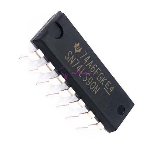 5pcs dip14 74ls90 sn74ls90n - dip14,