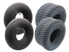 2x pneus 18x8.50-8 4PR, 2 chambres à air valve coudée pour tondeuse autoportée