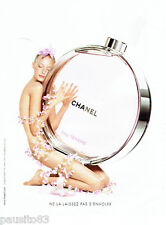 PUBLICITE ADVERTISING  046  2010  Chanel  eau de toilette EAU TENDRE