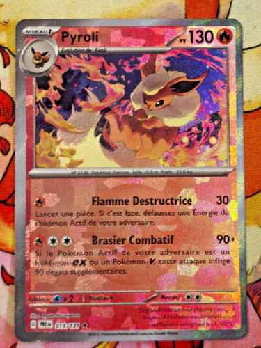 Carte pokémon pyroli - carte,