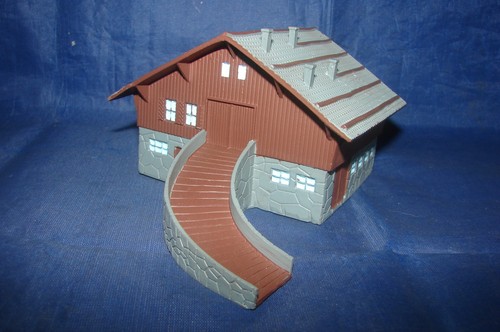 Maquette chalet resine n - maquette, en