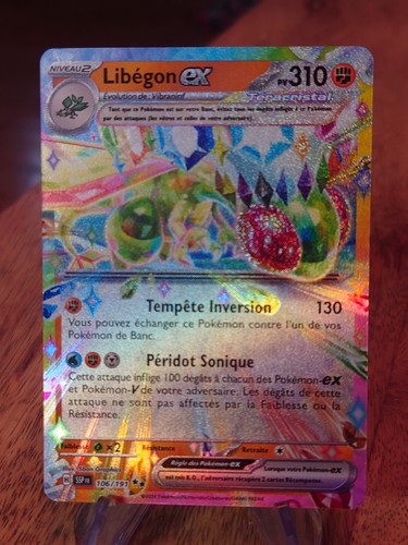 Carte pokémon libégon - carte,