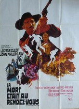 DEATH RIDES A HORSE - LEE VAN CLEEF / WESTERN - ORIGINAL FRENCH MOVIE POSTER