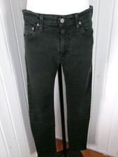 Pantalon jean bleu noir délavé LEVIS 512 taille haute slim w30 38/40