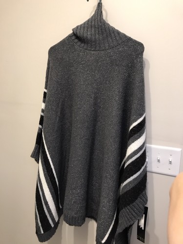 Womens wool blend poncho - womens,