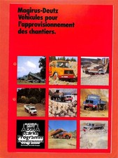 MAGIRUS-DEUTZ TRUCKS / VÉHICULES POUR CHANTIERS / BROCHURE