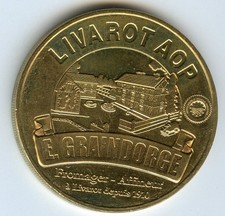 Médaille Calvados Livarot AOP 2022 Monnaie de Paris