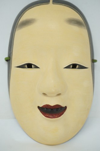 Masque japonais bois - en,
