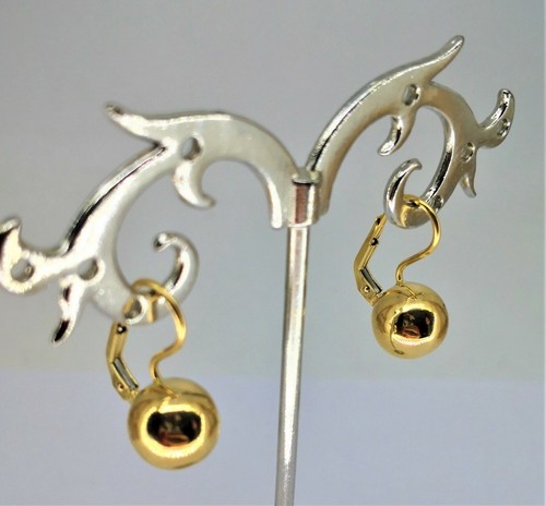 Boucles oreilles jaune - d'oreilles, or