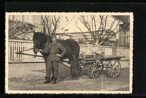 Carte postale photo soldat