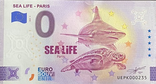 Billet euro sea life - billet, 0