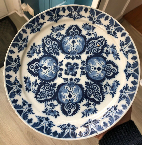 Belle assiette faïence - faïence, delft