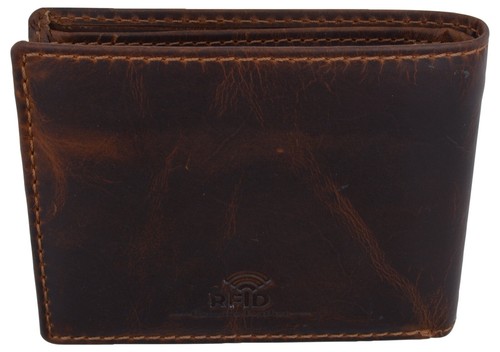 Marron rfid blocage - marron, vintage