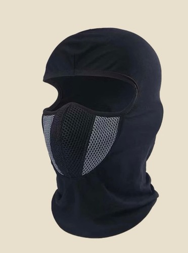 Cagoule masque noir - , trou
