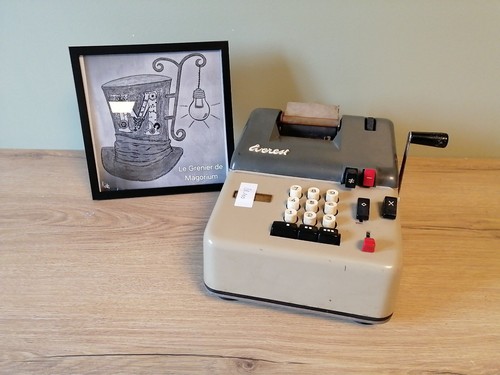 Ancienne machine calculer - machine, à