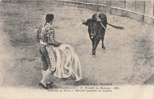 CP COURSES DE TAUREAUX TRAVAIL DU MATADOR - 82404