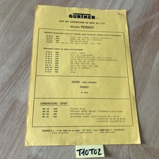 Gurtner 1973 réglage