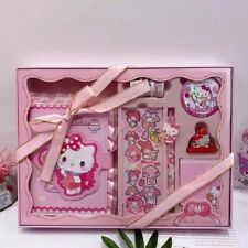 COFFRET HELLO KITTY KUROMI JOURNAL INTIME BLOC NOTES ADHESIF FILLE CADEAU ENFANT