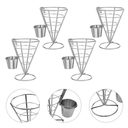 Lot supports à frites - 4,