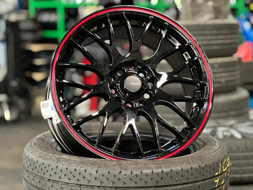 Roue rouge neuve 16x7 pouces