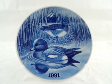 Rare Assiette Collection 1991 Oiseaux Canard Siffleur Tove Svendsen Fugleplatte