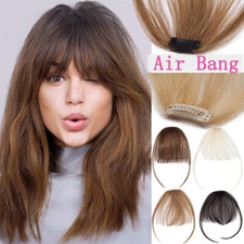 Wispy Bangs Topper Human Hair