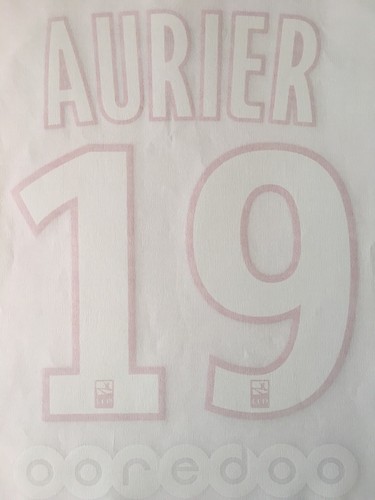 Flocage officiel psg aurier - psg, 19