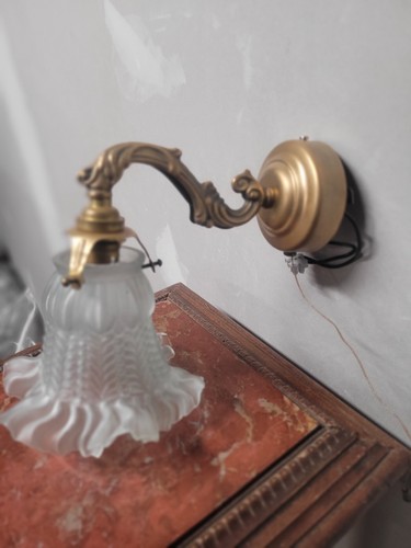 Lampe applique col cygne - applique,